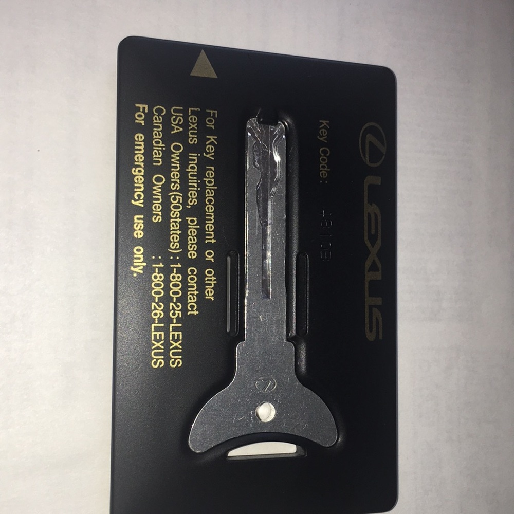 COPY - Lexus Master Key - Picture 1 of 2